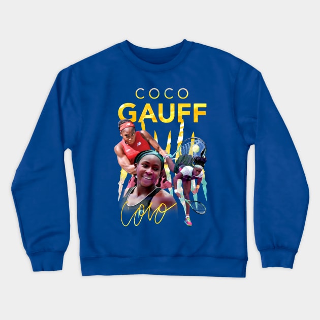 Coco gauff Crewneck Sweatshirt by Sarah Agalo